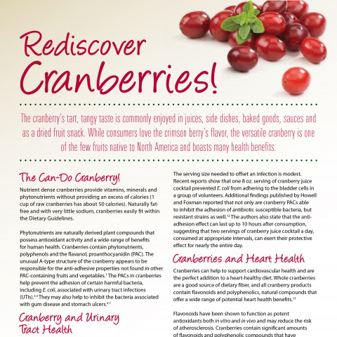 Rediscover the Health Benefits of Cranberries!